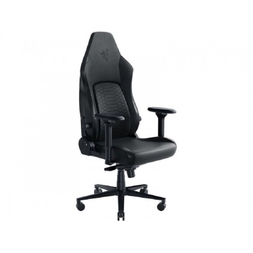 Razer Iskur V2 Black Gaming Chair with Built In Black sign