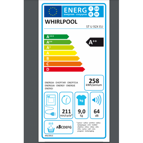 Mašina za sušenje veša Whirlpool ST U 92X EU