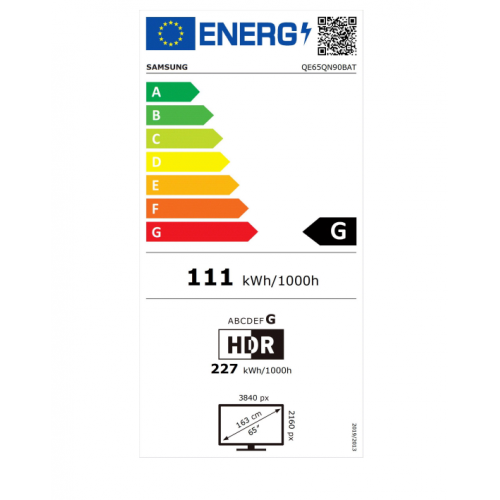 Televizor SAMSUNG QE65QN90BATXXH/NEO QLED/65"/UHD/smart/Tizen/titan crna