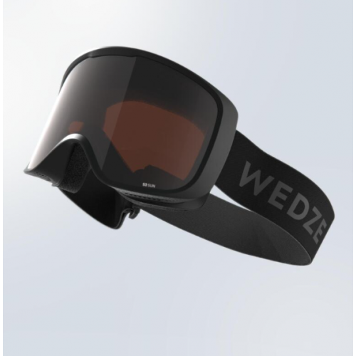 Naočare za skijanje i snoubording G 100 S3 za odrasle i decu crne