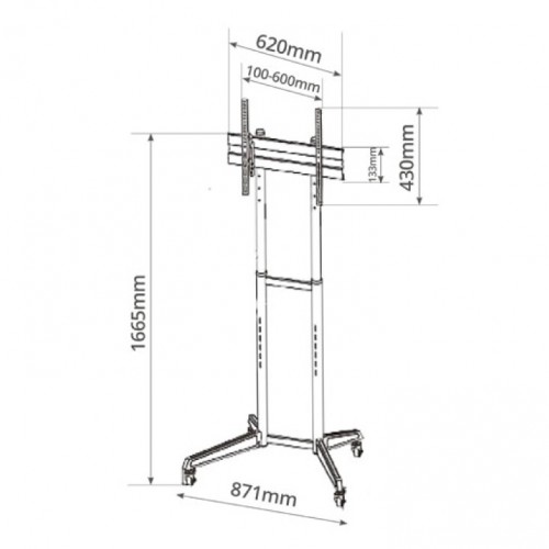 Podni TV nosač 32" do 70" HOLM-60003