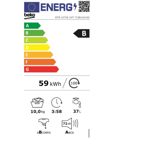 Veš mašina Beko WTE 10736 CHT