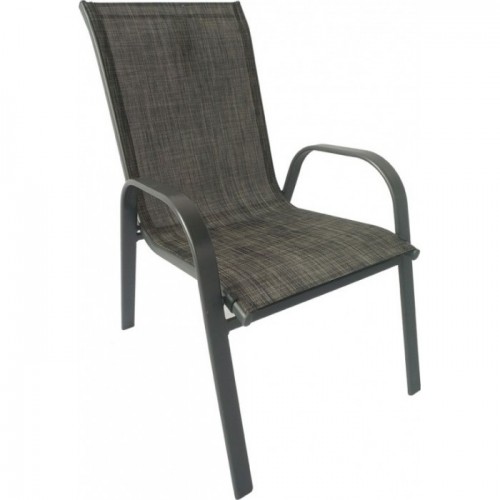 Baštenski set sto Porto fi 80cm i Dve sive stolice 