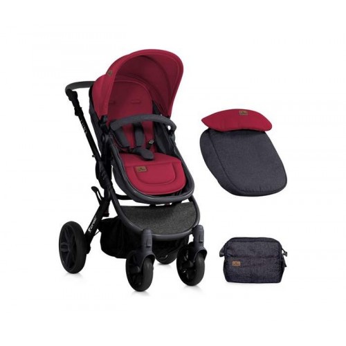 Kolica za bebe luna Black&Red