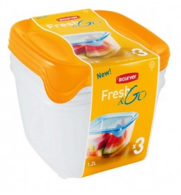 Kutije za hranu Fresh&Go set 3x1.2l Curver CU 08560-007       