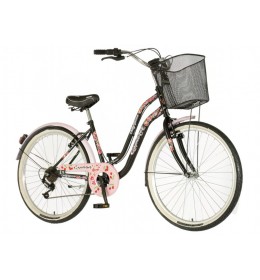 Explorer cherry blossom bicikla crno roza