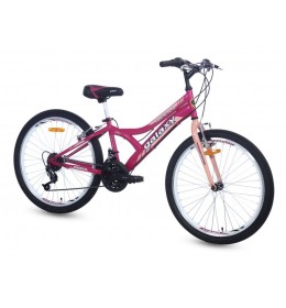 Bicikl CASPER 240 24"/18 roza/roza