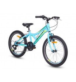 Bicikl CASPER 200 20"/6 plava/žuta/zelena 650206