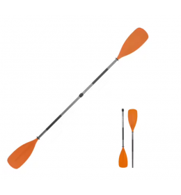Prilagodljivo dvodelno simetrično veslo za kajakarenje narandžasta