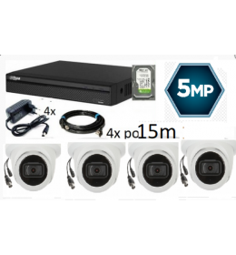 Dahua SET-03 * 4 kamere AUDIO!!! 5 mpx + DVR FULL HD 2TB