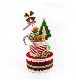 Jingle, novogodišnja dekoracija, torta, 54cm