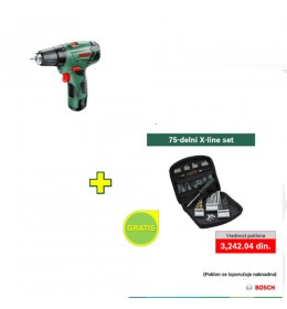 Akumulatorska bušilica-odvrtač Bosch EasyDrill 12-2 + poklon