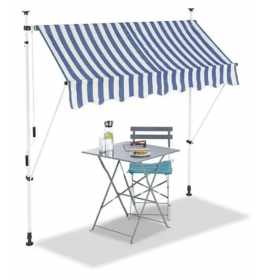 Tenda samostojeća 200x120cm  plavo/bela