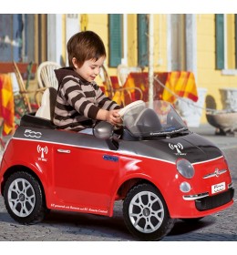 Auto na akumulator Fiat 500 6v Grigio sa daljinskim upravljačem