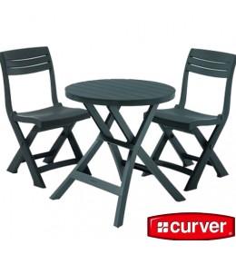 Baštenska garnitura Bistro set duo grafit