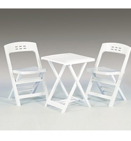 Baštenski set sto i 2 stolice Beli Balkon