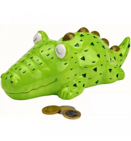 Kasica crocodile green 22x8x11 cm