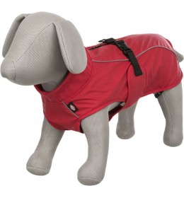 Kišni mantil za pse Vimy crvena leđa 40cm 