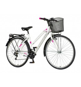 City bicikla explorer belo roza 