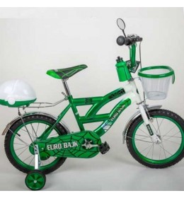 Dečiji bicikl sa pomoćnim točkićima BMX 12-zeleni