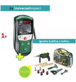 Digitalni detektor Bosch Universal Inspect + Igračka bušilica u koferu