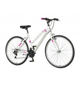 Elite lady explorer bicikla belo roza