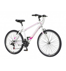 Explorer classy lady bicikla belo roza 