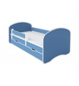 Krevet sa fiokom i dušekom 160x80 HAPPY III Svetlo Plavi 