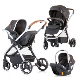 Kolica za bebe Baby stroller Prema 3 u 1 Chipolino granite grey