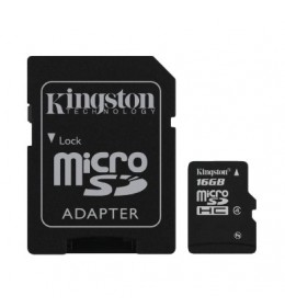 Memorijska kartica sa adapterom 16GB mSd-16GB/CL4+Ad/King