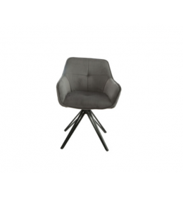Trpezarijska stolica 1353 Antracit /Crne metalne noge ( 775-505 )