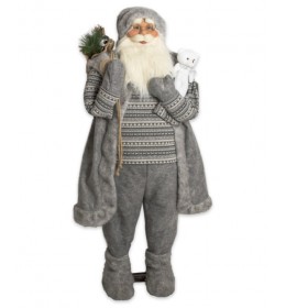 Sivi deda Mraz sa medom 120cm