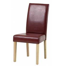 Trpezarijska stolica BY crvena
